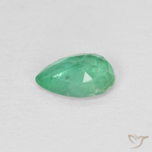 Emerald Gemstone in 5.2 x 3.9 mm Size for Sale, Emerald Stone in Jade Green Color