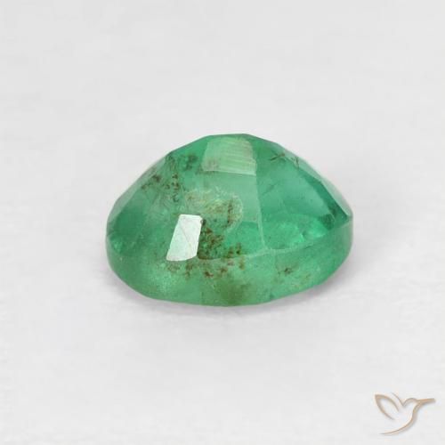 Emerald Gemstone in 5.2 x 4 mm Size for Sale, Emerald Stone in Cool Green Color
