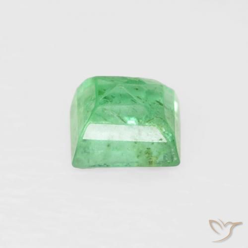 Emerald Gemstone in 3.3 x 3.1 mm Size for Sale, Emerald Stone in Light Green Color