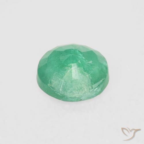 Emerald Gemstone in 3.5 mm (calibrated) Size for Sale, Emerald Stone in Bright Green Color