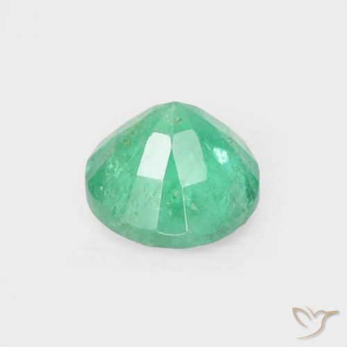 Emerald Gemstone in 4 mm (calibrated) Size for Sale, Emerald Stone in Light Emerald Green Color