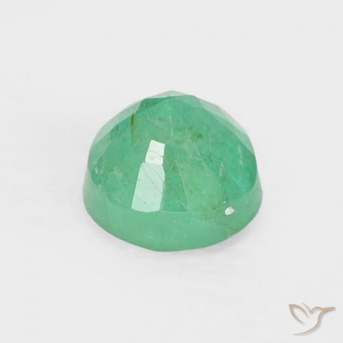 Emerald Gemstone in 4 mm (calibrated) Size for Sale, Emerald Stone in Cool Green Color