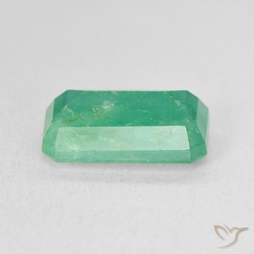 Emerald Gemstone in 12.7 x 7.5 mm Size for Sale, Emerald Stone in Blue Green Color