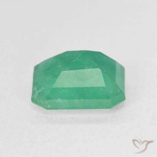 Emerald Gemstone in 10 x 8 mm (calibrated) Size for Sale, Emerald Stone in Cool Green Color