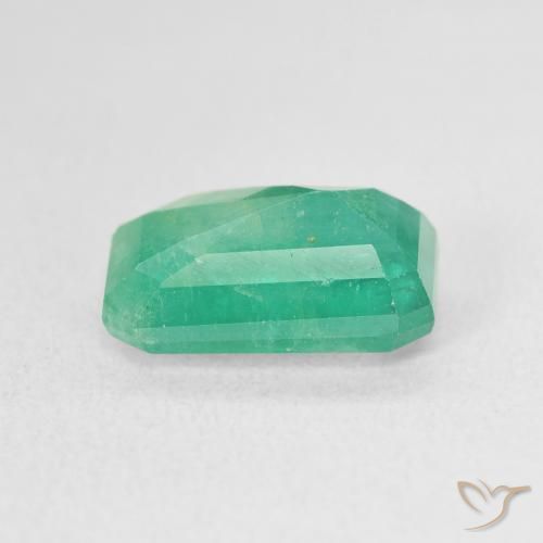 Emerald Gemstone in 11.1 x 7.6 mm Size for Sale, Emerald Stone in Blue Green Color