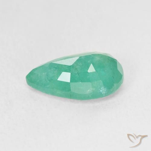Emerald Gemstone in 11.5 x 7.7 mm Size for Sale, Emerald Stone in Electric Green Color