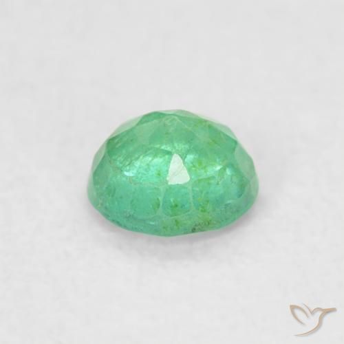 Emerald Gemstone in 3.5 mm (calibrated) Size for Sale, Emerald Stone in Electric Green Color