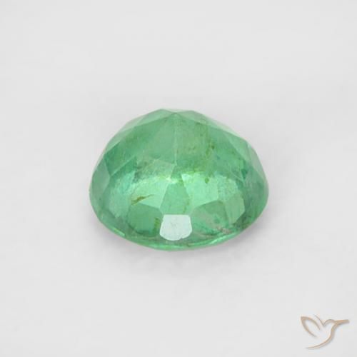 Emerald Gemstone in 3.5 mm (calibrated) Size for Sale, Emerald Stone in Cool Green Color