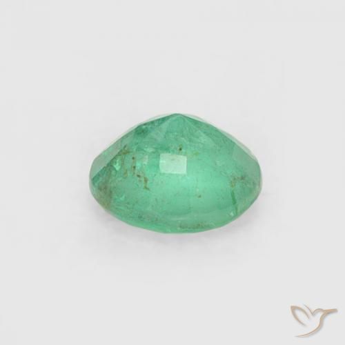 Emerald Gemstone in 3.5 mm (calibrated) Size for Sale, Emerald Stone in Medium Green Color