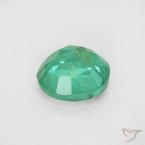 Emerald Gemstone in 3.5 mm (calibrated) Size for Sale, Emerald Stone in Cool Green Color