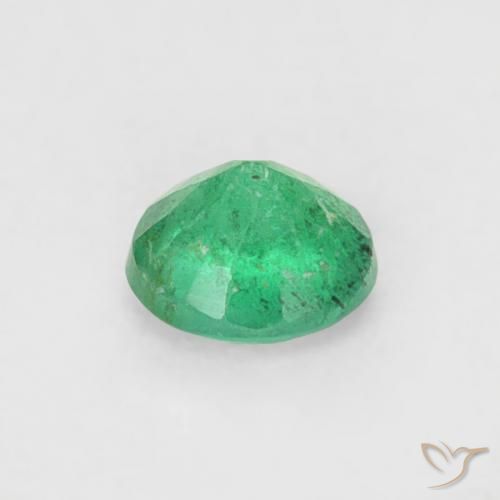 Emerald Gemstone in 3.5 mm (calibrated) Size for Sale, Emerald Stone in Brilliant Green Color