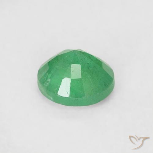 Emerald Gemstone in 3.5 mm (calibrated) Size for Sale, Emerald Stone in Cool Green Color