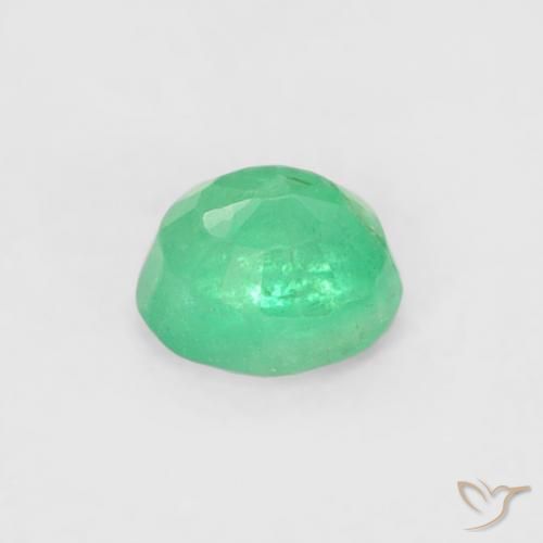 Emerald Gemstone in 3.5 mm (calibrated) Size for Sale, Emerald Stone in Brilliant Green Color