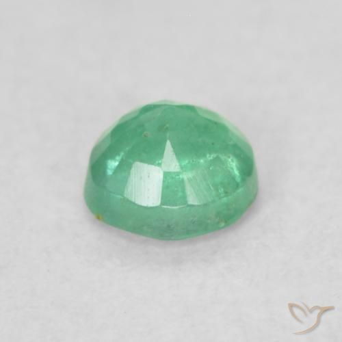 Emerald Gemstone in 3.5 mm (calibrated) Size for Sale, Emerald Stone in Medium Green Color