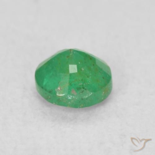 Emerald Gemstone in 3.5 mm (calibrated) Size for Sale, Emerald Stone in Light Green Color