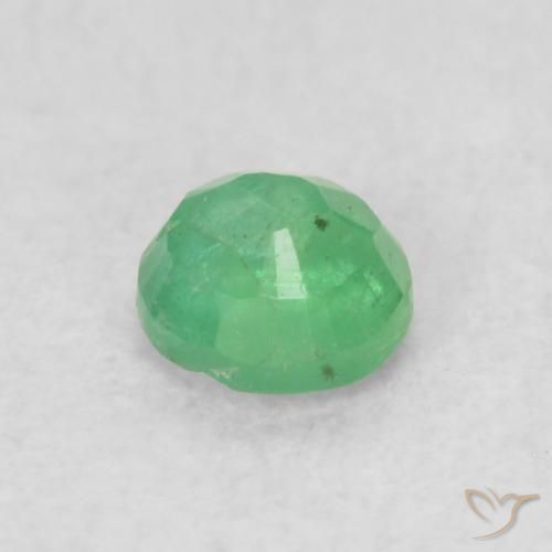 Emerald Gemstone in 3.5 mm (calibrated) Size for Sale, Emerald Stone in Electric Green Color