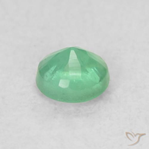 Emerald Gemstone in 3.5 mm (calibrated) Size for Sale, Emerald Stone in Electric Green Color