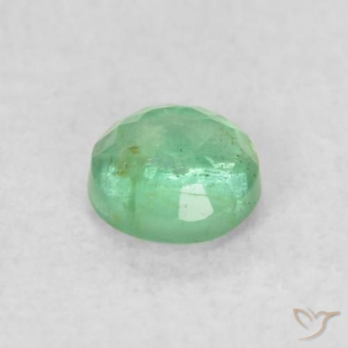 Emerald Gemstone in 3.5 mm (calibrated) Size for Sale, Emerald Stone in Electric Green Color