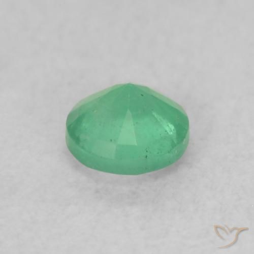 Emerald Gemstone in 3.5 mm (calibrated) Size for Sale, Emerald Stone in Medium Green Color
