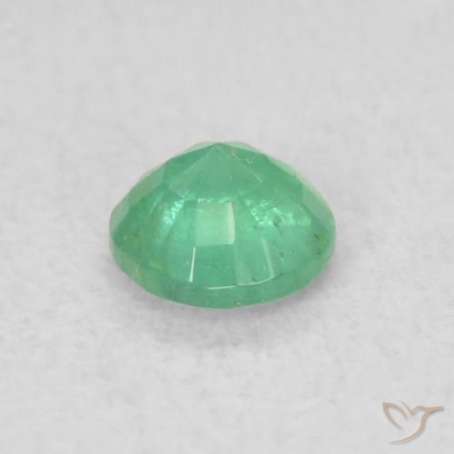 Emerald Gemstone in 3.5 mm (calibrated) Size for Sale, Emerald Stone in Medium Green Color