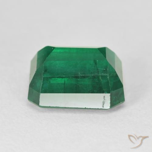 Emerald Gemstone in 11.3 x 10 mm Size for Sale, Emerald Stone in Deep Green Color