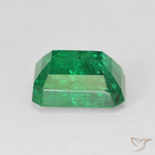 Emerald Gemstone in 9.6 x 7.7 mm Size for Sale, Emerald Stone in Deep Green Color