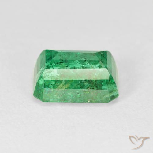 Emerald Gemstone in 10 x 8 mm (calibrated) Size for Sale, Emerald Stone in Electric Green Color