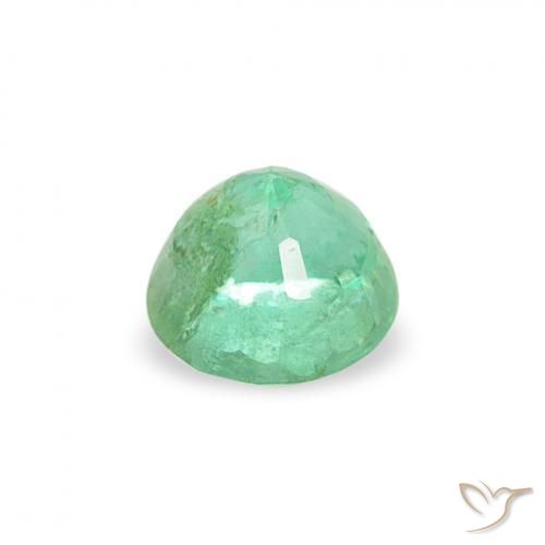 Emerald Gemstones in 3.3 mm Size for Sale, Emerald Stones in Bright Green Color
