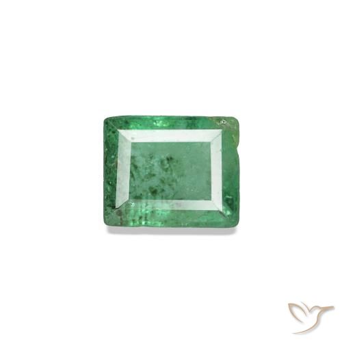 1.46 ctw Green Emerald Gemstones, Emerald Gems in Baguette Facet Shape for Sale.