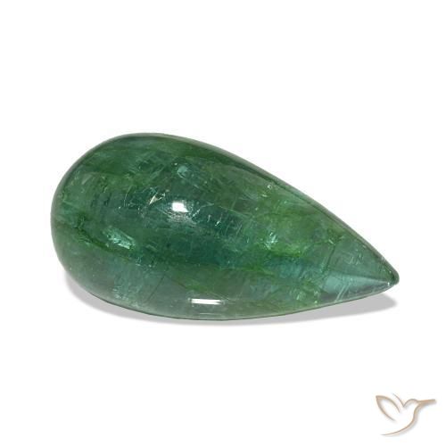 9.82ct Natural Medium Green Emerald, Pear Shape, Transparent, Photo A