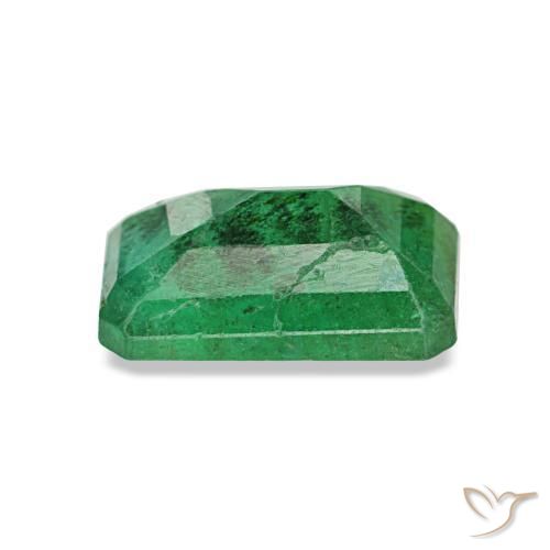 Emerald Gemstone in 7.9 x 4.8 mm Size for Sale, Emerald Stone in Medium Green Color