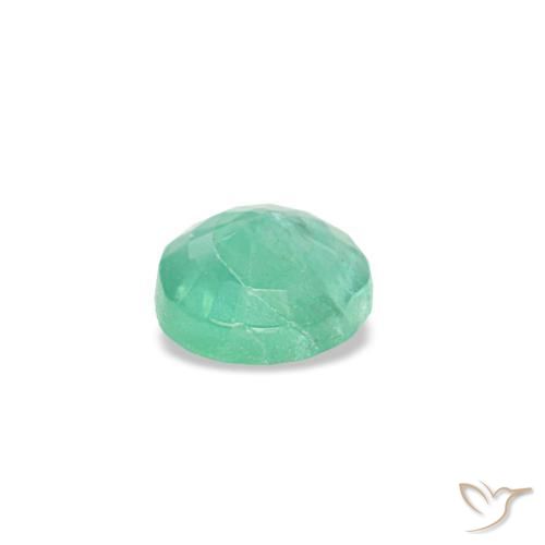 Emerald Gemstone in 3.5 mm (calibrated) Size for Sale, Emerald Stone in Light Emerald Green Color