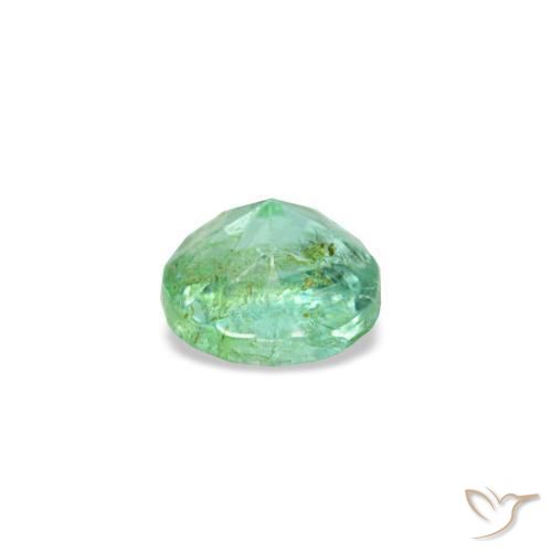Emerald Gemstone in 3.5 mm (calibrated) Size for Sale, Emerald Stone in Intense Green Color