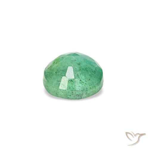 Emerald Gemstone in 3.5 mm (calibrated) Size for Sale, Emerald Stone in Cool Green Color