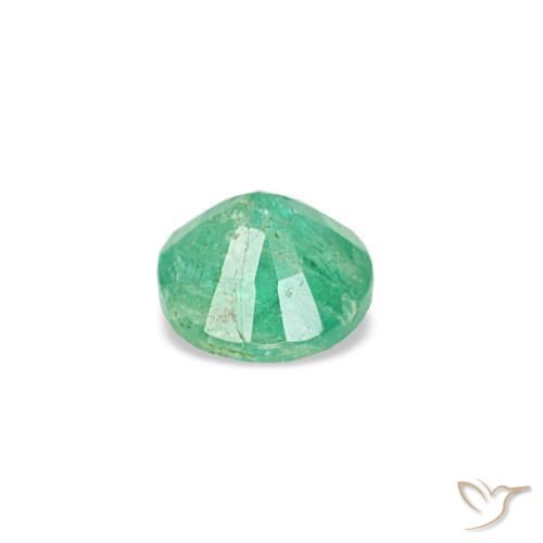 Emerald Gemstone in 3.5 mm (calibrated) Size for Sale, Emerald Stone in Pistachio Green Color