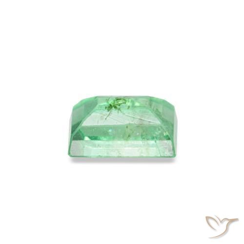 Emerald Gemstone in 3.9 x 2.6 mm Size for Sale, Emerald Stone in Medium Light-Green Color