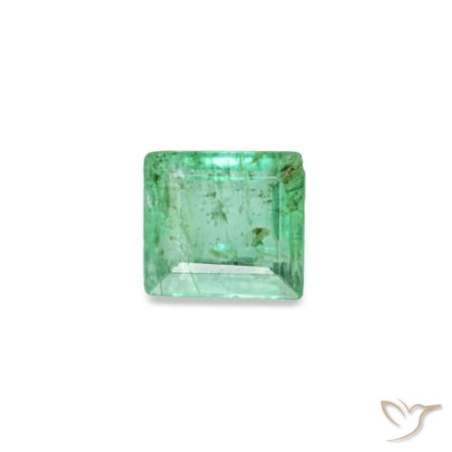 0.15ct Green Emerald, Baguette, SI