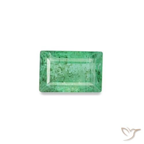 0.16ct Green Emerald, Baguette, SI