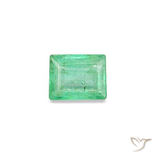 0.13ct Green Emerald, Baguette, SI