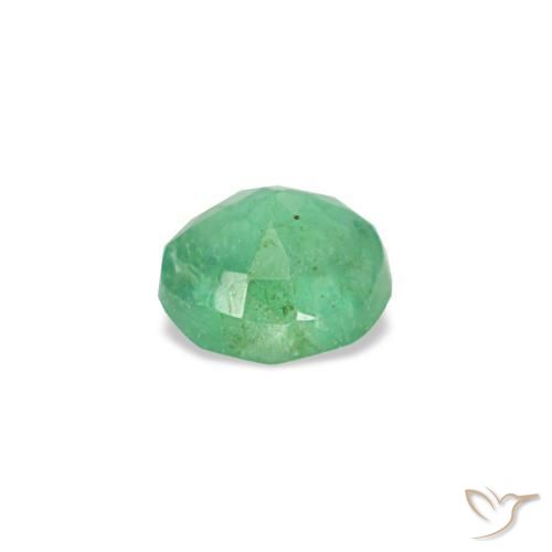 Emerald Gemstone in 3.7 mm Size for Sale, Emerald Stone in Light Green Color