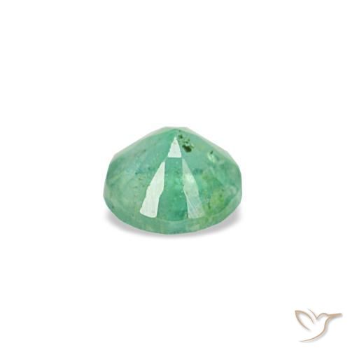 Emerald Gemstone in 3.5 mm (calibrated) Size for Sale, Emerald Stone in Light Green Color