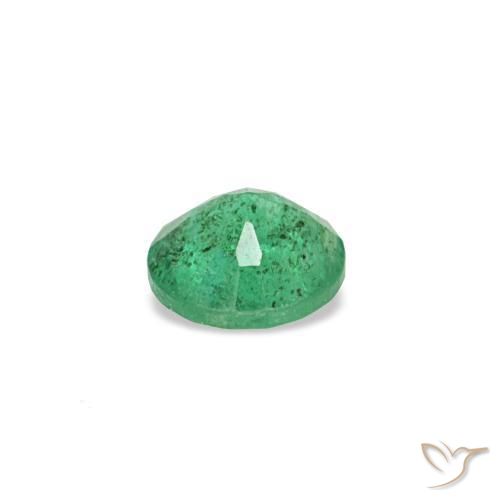 Emerald Gemstone in 3.5 mm (calibrated) Size for Sale, Emerald Stone in Pistachio Green Color