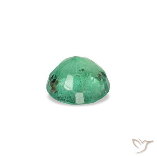 Emerald Gemstone in 3.5 mm (calibrated) Size for Sale, Emerald Stone in Blue Green Color