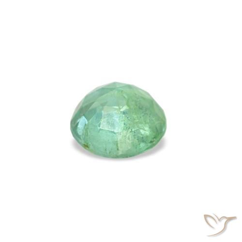 Emerald Gemstone in 3.5 mm (calibrated) Size for Sale, Emerald Stone in Light Shamrock Green Color
