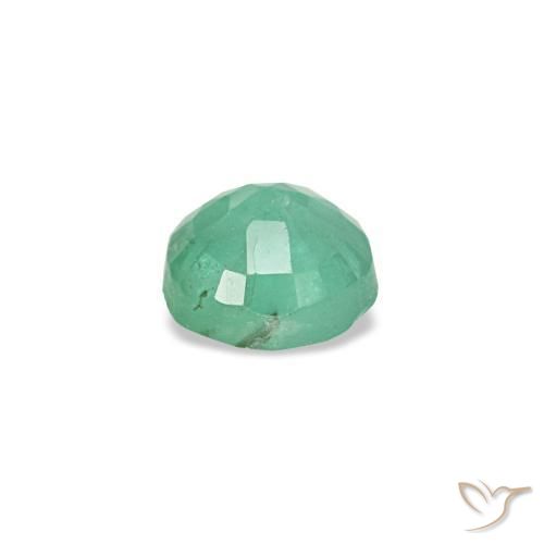 Emerald Gemstone in 3.5 mm (calibrated) Size for Sale, Emerald Stone in Fern Green Color