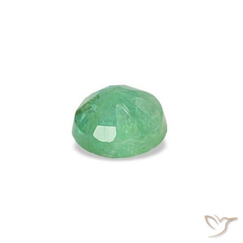 Emerald Gemstone in 3.5 mm (calibrated) Size for Sale, Emerald Stone in Clover Green Color
