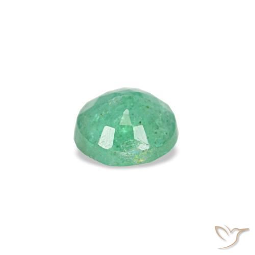 Emerald Gemstone in 3.5 mm (calibrated) Size for Sale, Emerald Stone in Bluish Green Color