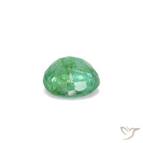 Emerald Gemstone in 3.5 mm (calibrated) Size for Sale, Emerald Stone in Blue Green Color