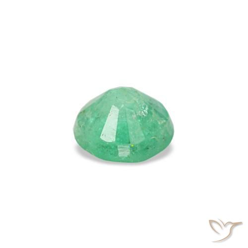 Emerald Gemstone in 3.5 mm (calibrated) Size for Sale, Emerald Stone in Medium Green Color