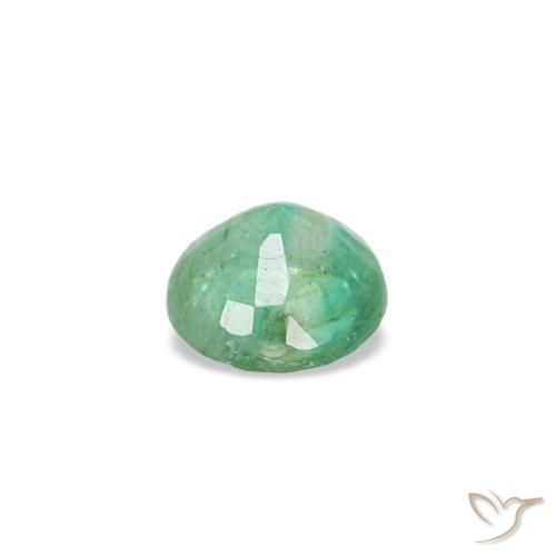 Emerald Gemstone in 3.5 mm (calibrated) Size for Sale, Emerald Stone in Light Green Color